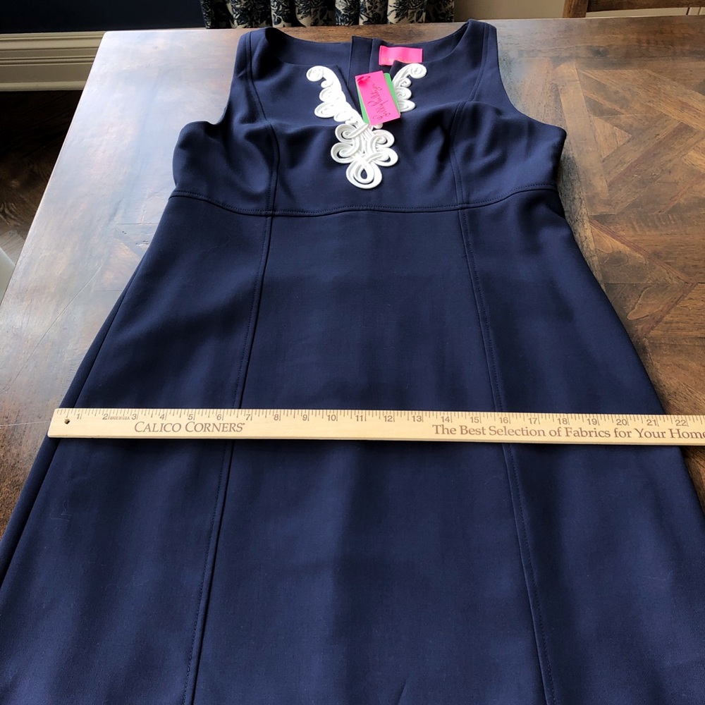 Lilly Pulitzer Trini Shift in True Navy New Size 10 - Picture 9 of 14